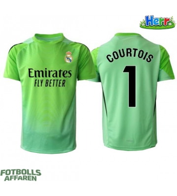Real Madrid Thibaut Courtois #1 Målvakt Bortatröja 2025-26 Kortärmad